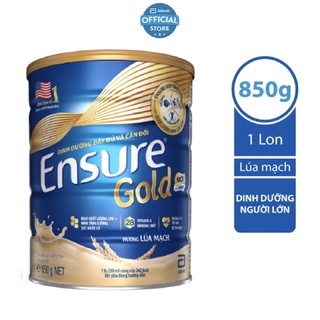 Sữa bột Ensure Gold Abbot hương Lúa mạch 850g