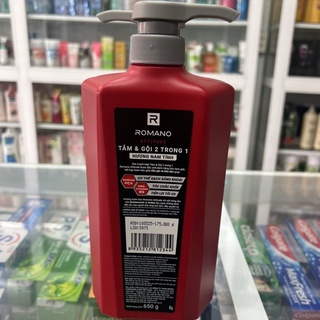 Tắm gội Romano Attitude 2in1 650gR