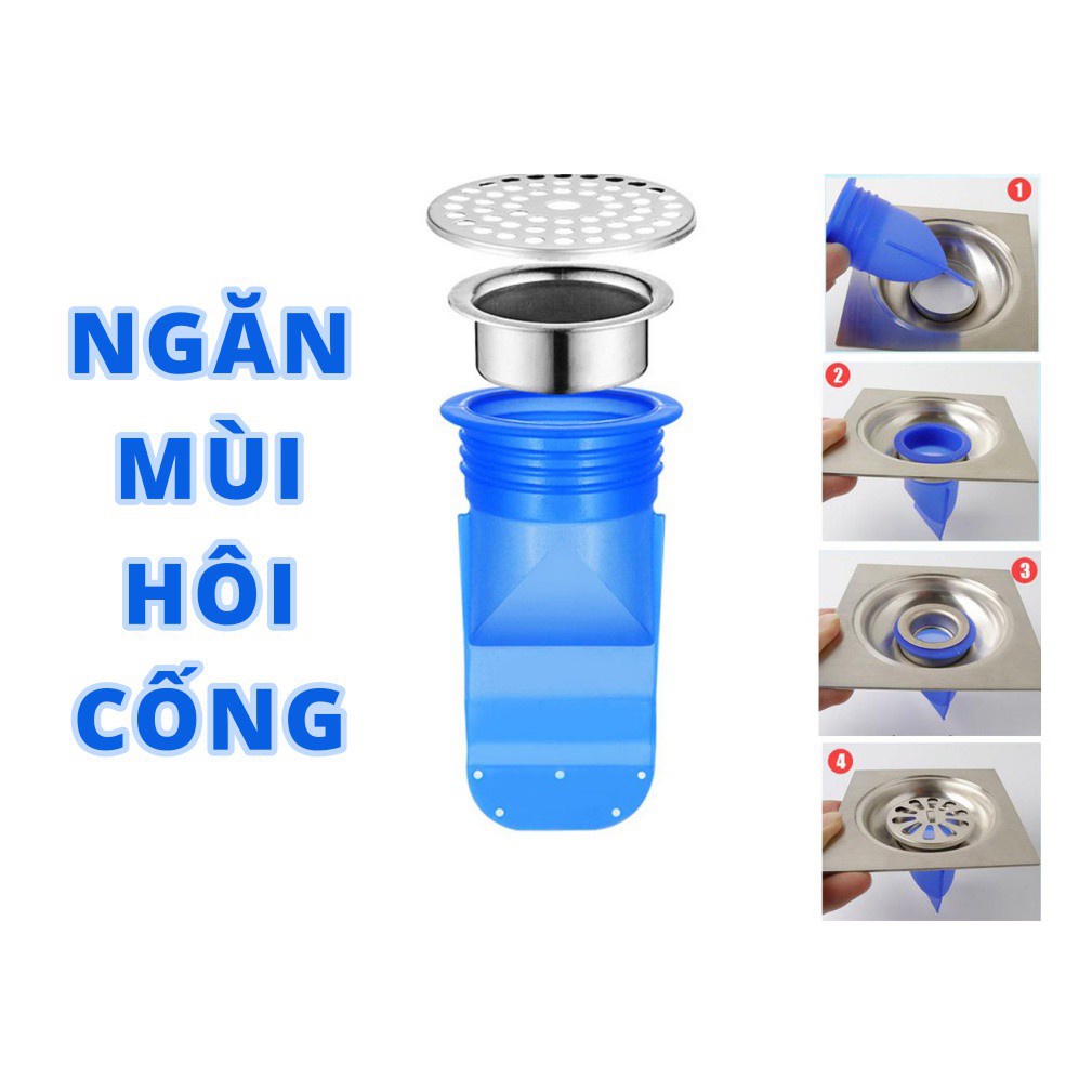 Ống chặn ngăn mùi hôi, ngăn gián, ngăn côn trùng đường ống thoát nước