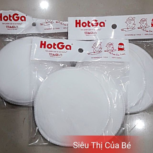 túi 4 miếng lót thấm sữa HotGa giặt được