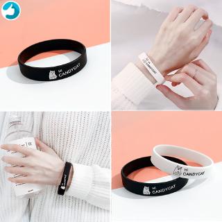 Vòng Tay Cặp Bằng Cao Su Thời Trang Thể Thao Thông Thường