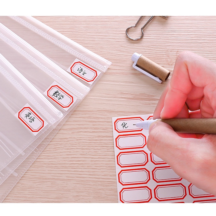 Y&amp;X Nhãn Vở Nhãn Dán Phân Loại Bằng Giấy Tự Dính Tiện Dụng