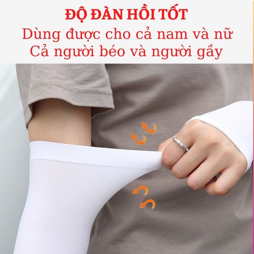 Găng Tay Chống Nắng Xỏ Ngón Let's Slim Ống Tay Đi Nắng Chống Tia UV-ZPCN01