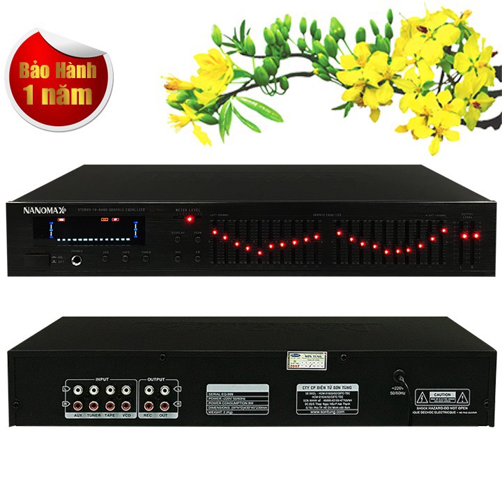 [ GIÁ RẺ ] Đầu lọc xì Equalizer Nanomax EQ-999