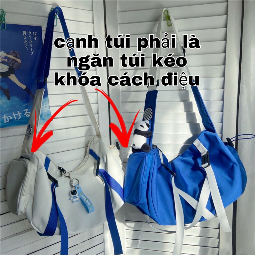 Túi Đeo Chéo Nam Nữ E'mer Chống Thấm Nước Thời Trang Hàn Quốc Phong Cách Unisex 700