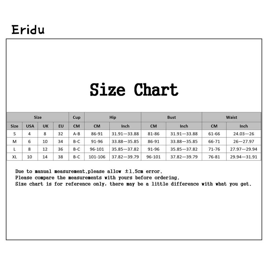 erin High Elasticity Women Swimsuit High Waist Deep V-neck Bikini Bathing Suit Stretchy for Swimming