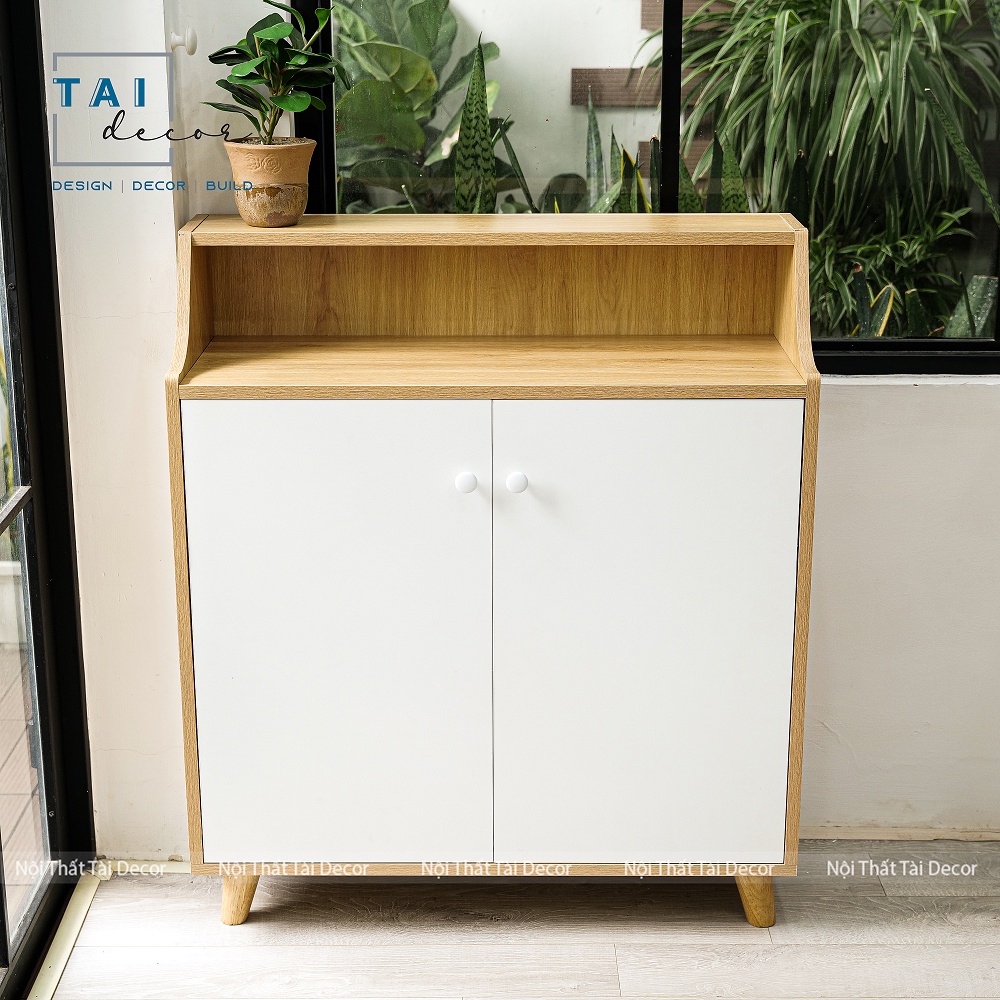 Tủ Giày Thông Minh Cánh trắng Hiện Đại. TC098