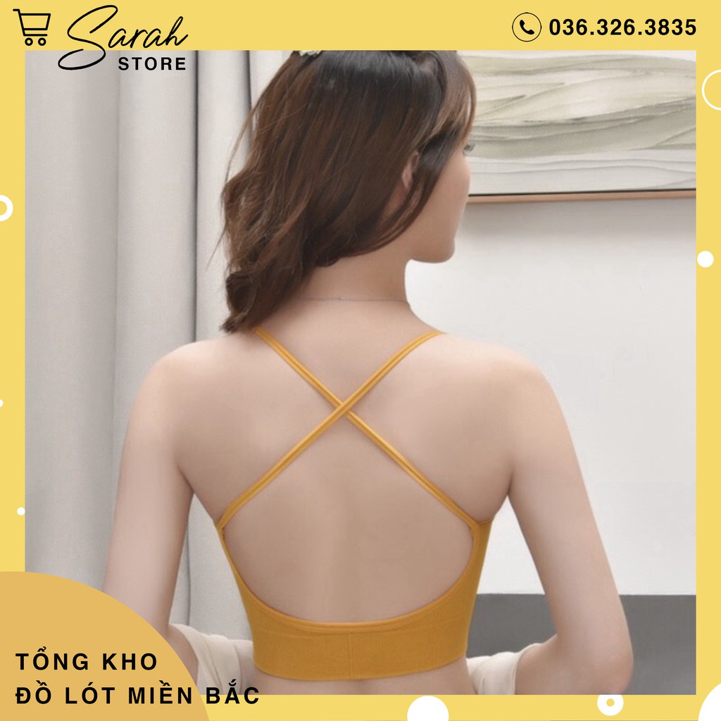 Áo Bra Dây Chéo Đệm Bàn Tay 2020 gym yoga Phiên Bản Kết Hợp | BigBuy360 - bigbuy360.vn