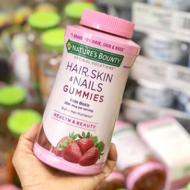 Kẹo Dẻo Đẹp Da Tóc Móng Hair Skin Nails Gummies | Thế Giới Skin Care