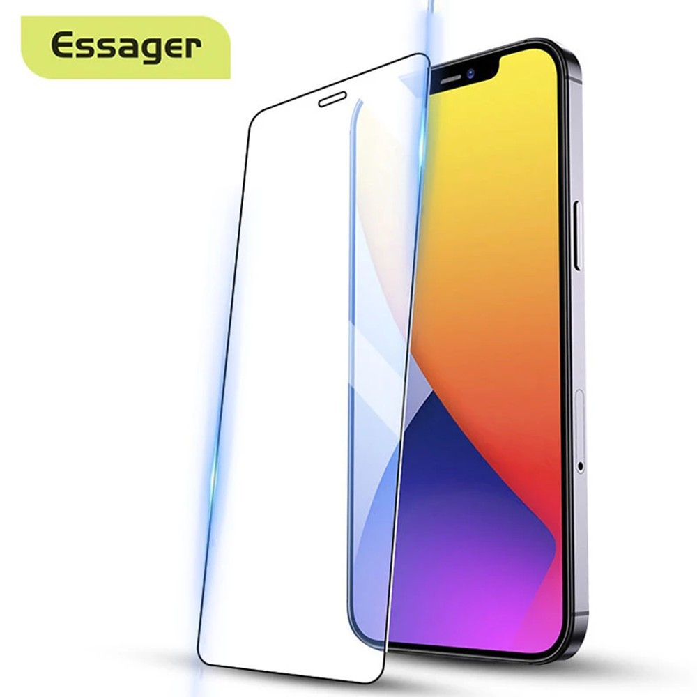 Kính cường lực ESSAGER bảo vệ toàn màn hình thích hợp cho iPhone 12 Mini Pro Max