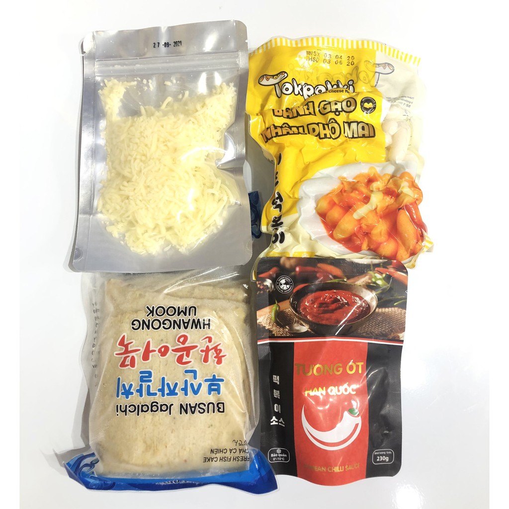 TOKBOKKI NHÂN PHÔ MAI ĐẦY ĐỦ ĐỂ NẤU