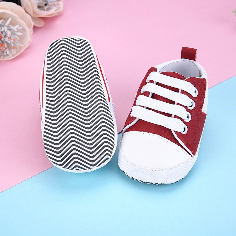 ♛Giày Đế Mềm Chống Trượt Thời Trang Xuân Thu Cho Bé Gái Sơ Sinh Từ 0-1-12 Tháng Tuổi
