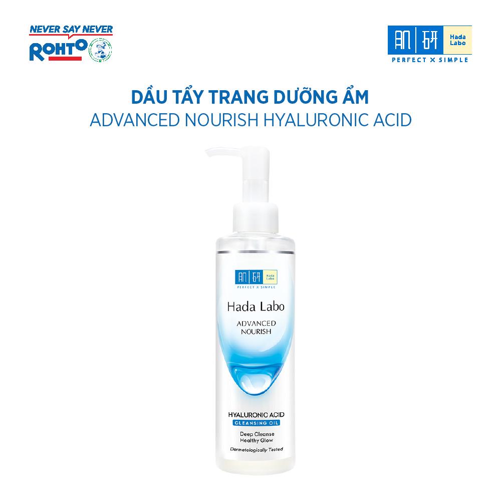 Dầu tẩy trang dưỡng ẩm Hada Labo Advanced Nourish Hyaluron Cleasing Oil 200ml