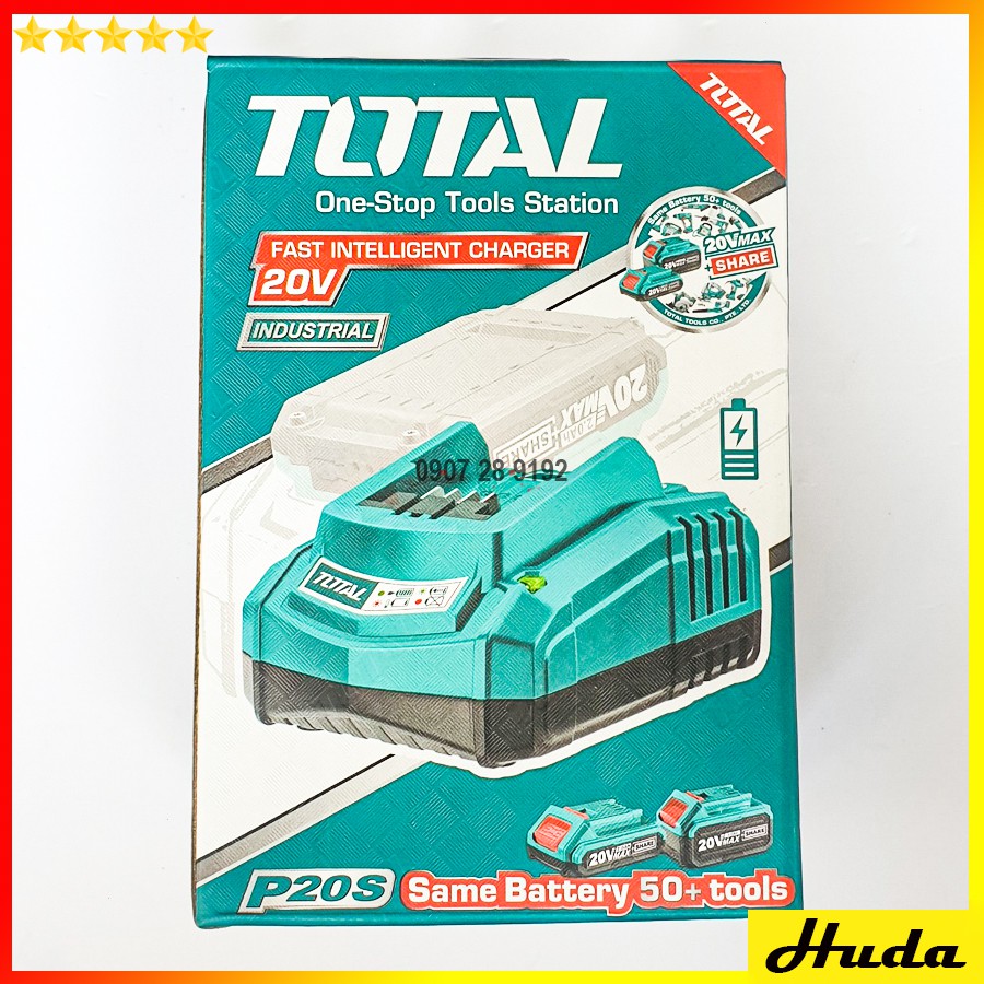 20V CỤC SẠC PIN LI-ION TOTAL - TFCLI2001 POI