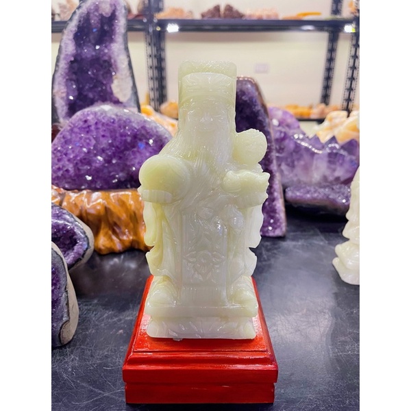 Bộ Tượng Tam Đa Phúc Lộc Thọ Đá Ngọc Hoàng Long &amp; Đá Ngọc Onyx Xanh