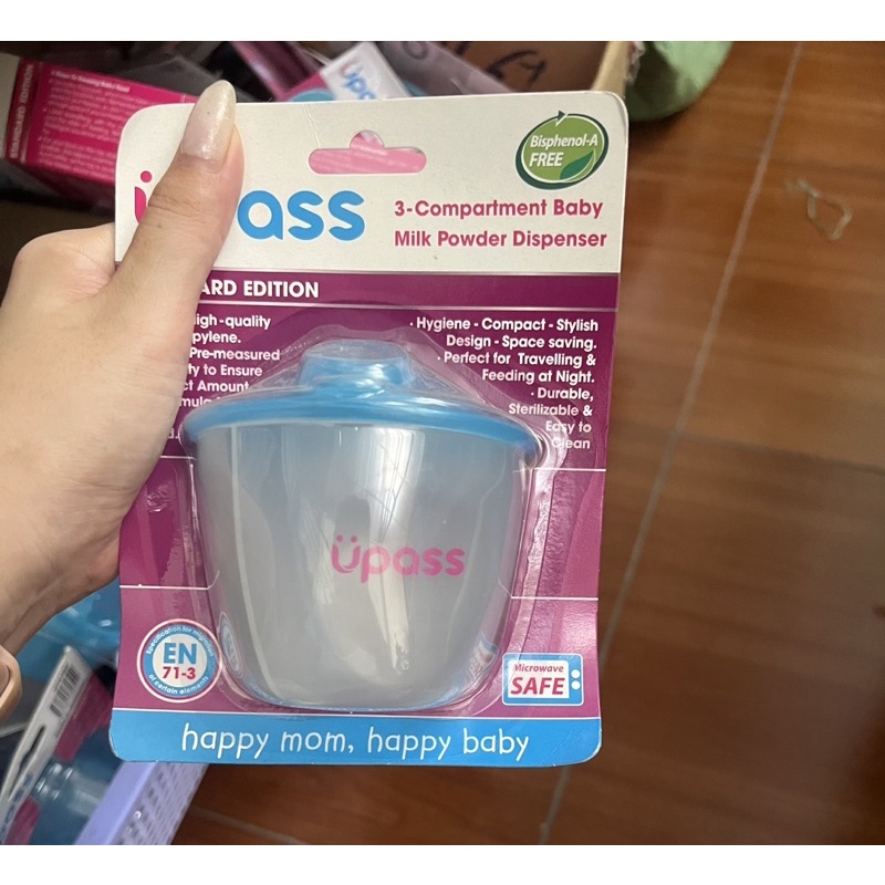 Khoang chia sữa ba ngăn cho bé Chính hãng Upass - UP8012N - Made in Thailand