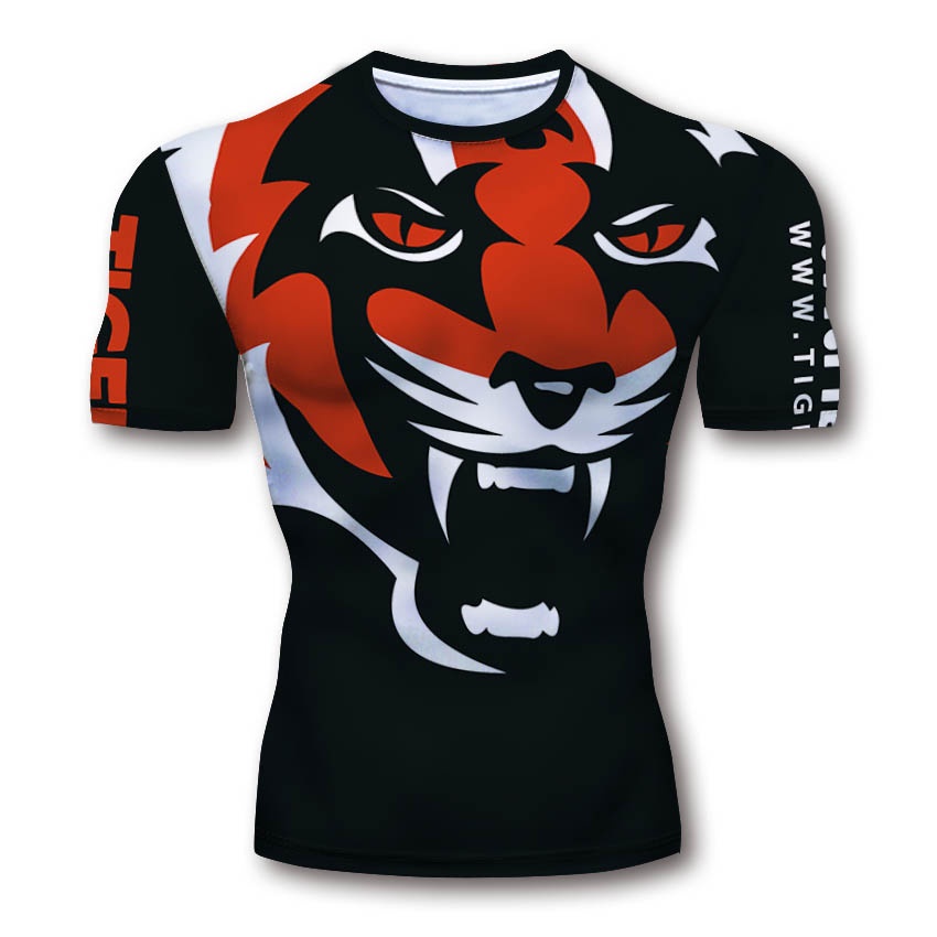 Áo thun HUQISHA in hình Captain Marvel dáng ôm cho nam