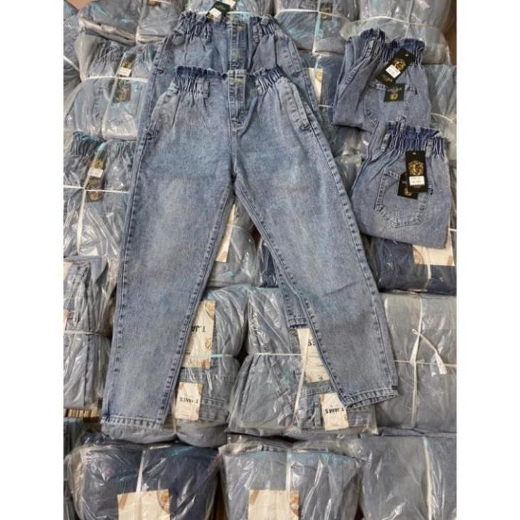 FreeShip $  ✨Big size✨ QUẦN JEANS BAGGY[video ảnh Thật] Cạp chun bèo chất đẹp