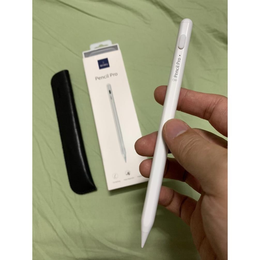Bút cảm ứng WIWU Pencil Pro cho iPad viết vẽ nghiêng và chống tỳ như Apple Pencil - Hàng chính hãng