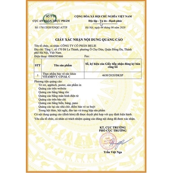 Viên Uống trắng da mờ thâm Cinal C 100 viên Nhật bản  viên uống Vitamin C làm sáng da chống lão hóa