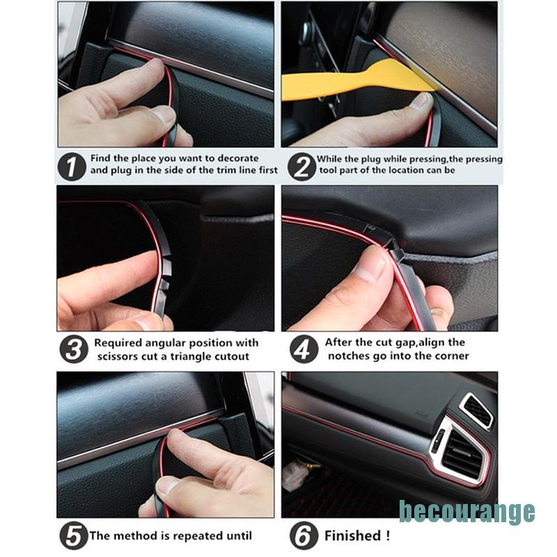 Cuộn dây trang trí nội thất xe hơi dài 5m