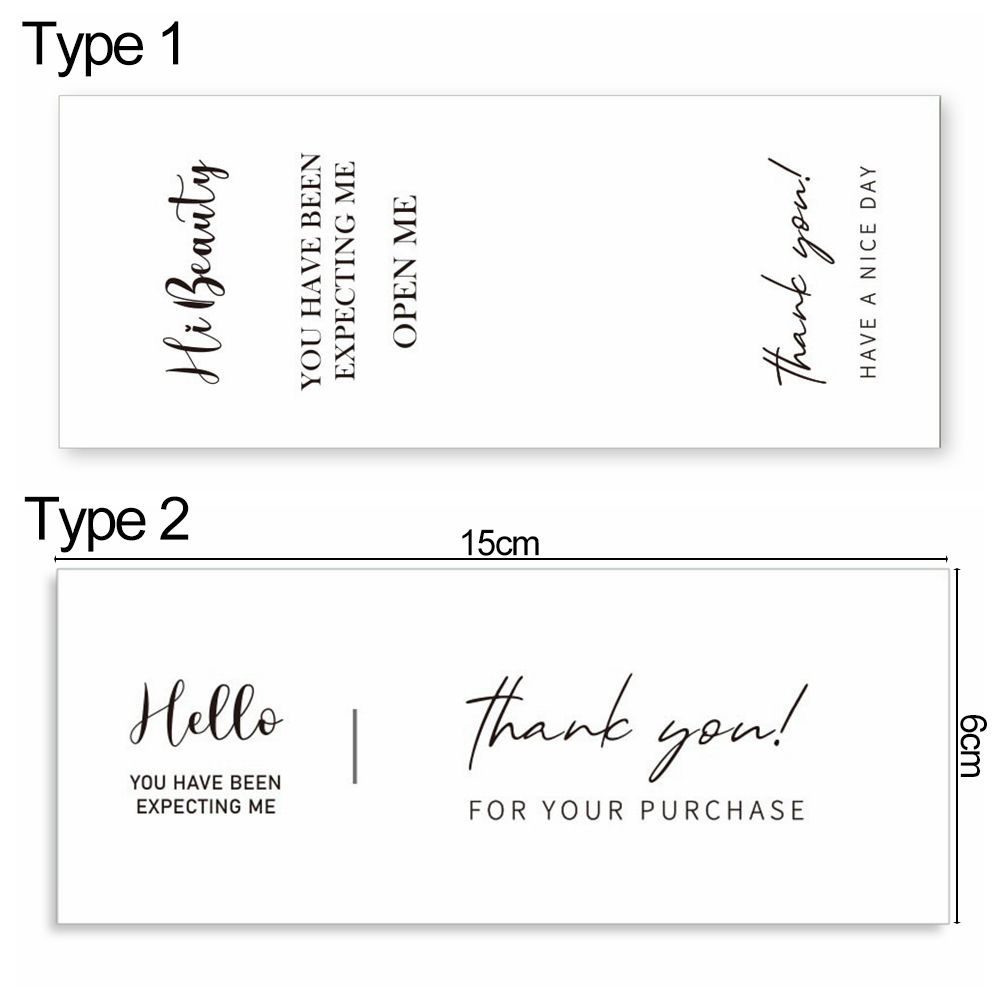 Bộ 50 miếng hình dán chữ Thank You trang trí tiệc cưới xinh xắn