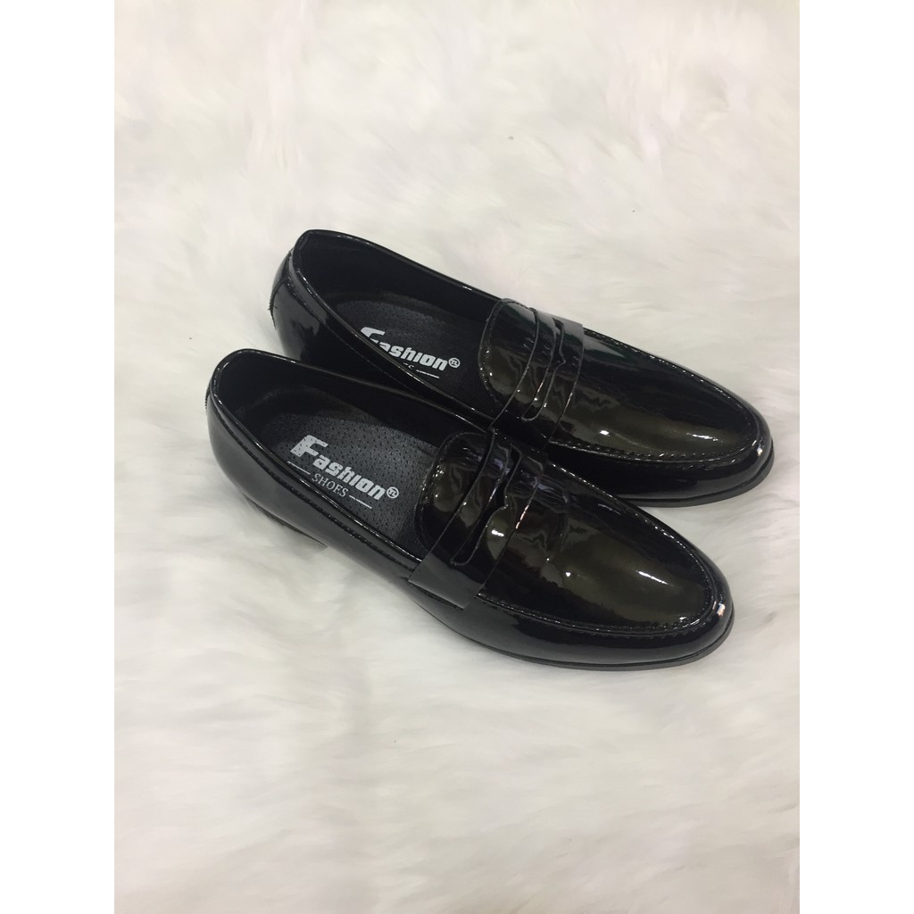 Giầy  tây giày lười nam hàn quốc  bóng đai én trơn | BigBuy360 - bigbuy360.vn