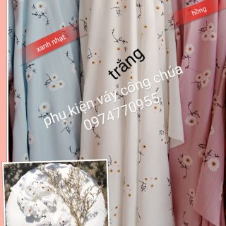 Vải đũi hoa cúc