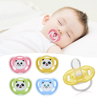 Núm ti giả em bé thiết kế an toàn nhiều màu sắc