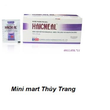 Combo 10 gói dầu gội Haicneal hỗ trợ giảm nấm & gàu gói 5ml