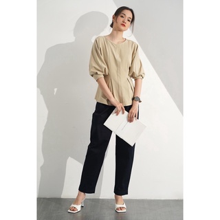 Áo Sơ Mi Nữ Polyester Tay Liền Trơn Form Regular - Routine 10F20SHLW008