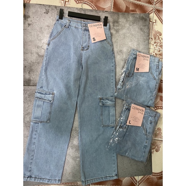 Quần jeans túi hộp - giá xưởng