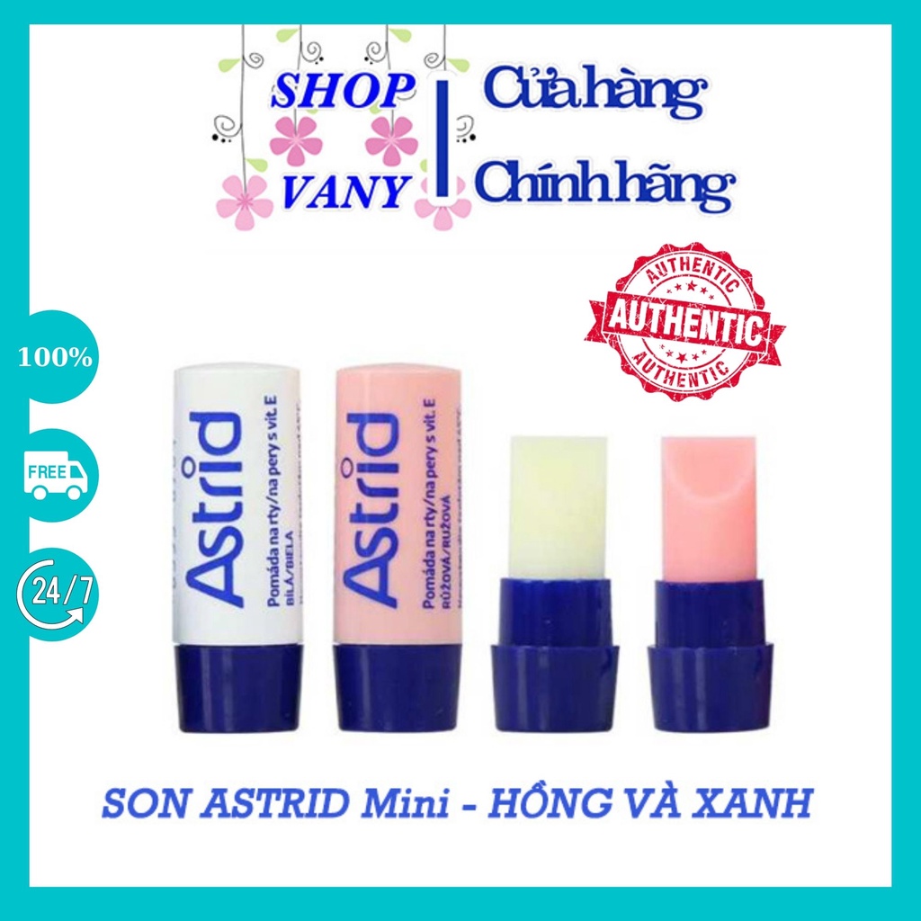 Son Dưỡng Tái Tạo Môi Từ Mỡ Hươu Vitamin E Tự Nhiên Astrid