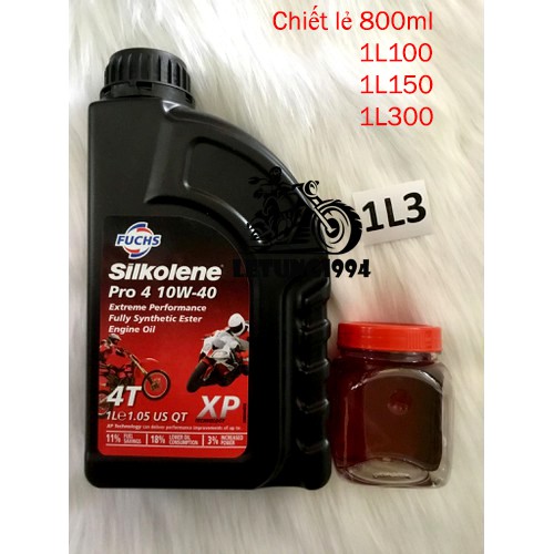 [Mã LIFEAU04 giảm 10% đơn 150K] Dầu Nhớt Fuchs Silkolene 10w40 chính hãng nhập khẩu từ Châu Âu