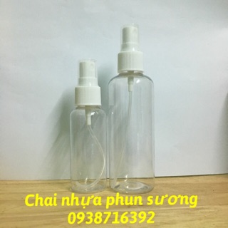 Chai nhựa phun sương để làm xịt khoáng
