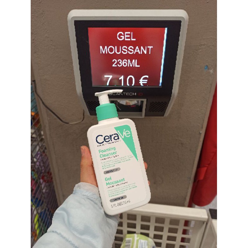 Sữa rửa mặt CeraVe Foaming Cleanser nội địa Pháp