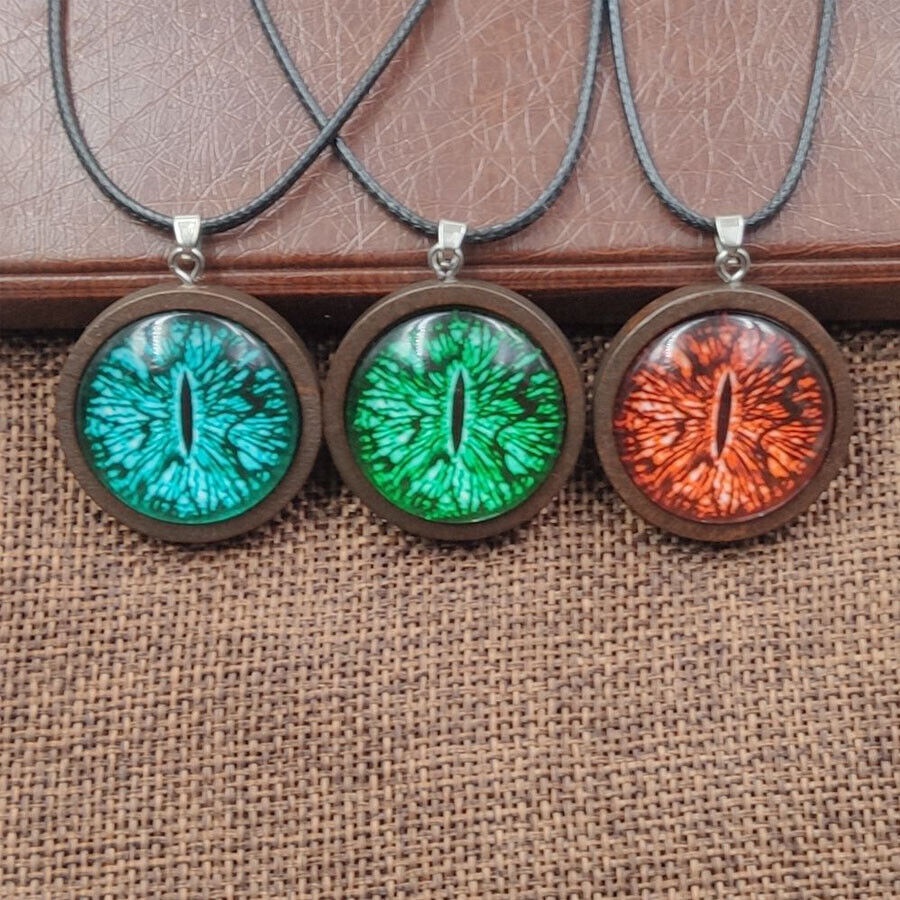 Vòng cổ Mặt Hình Mắt Quỷ Bằng Thép Không Gỉ