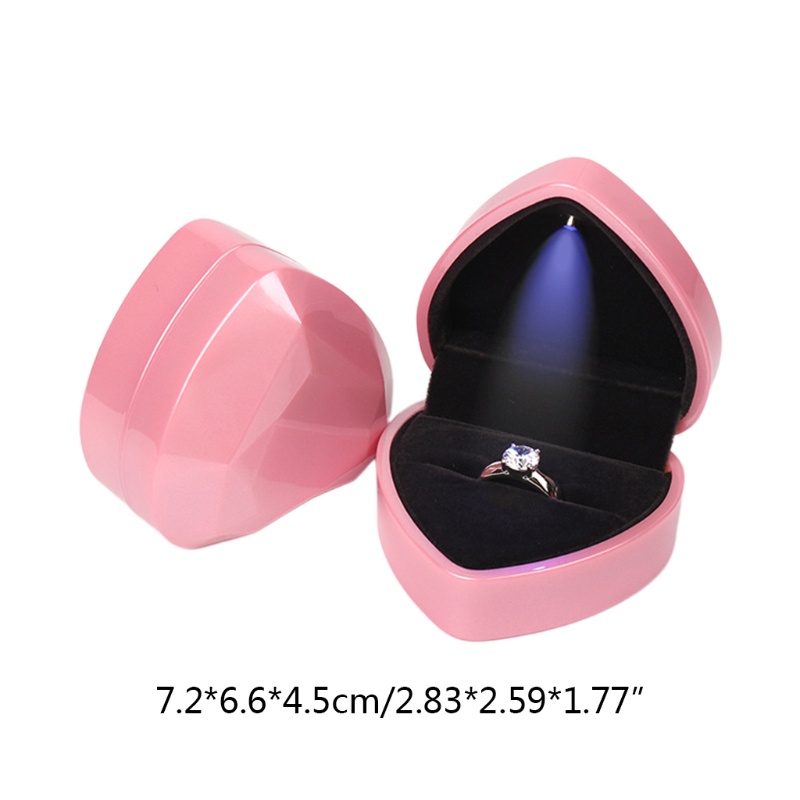 Hộp đựng nhẫn cầu hôn đám cưới lễ tình nhân chống thấm nước thủ công nhỏ gọn gọn gàng tiện lợi