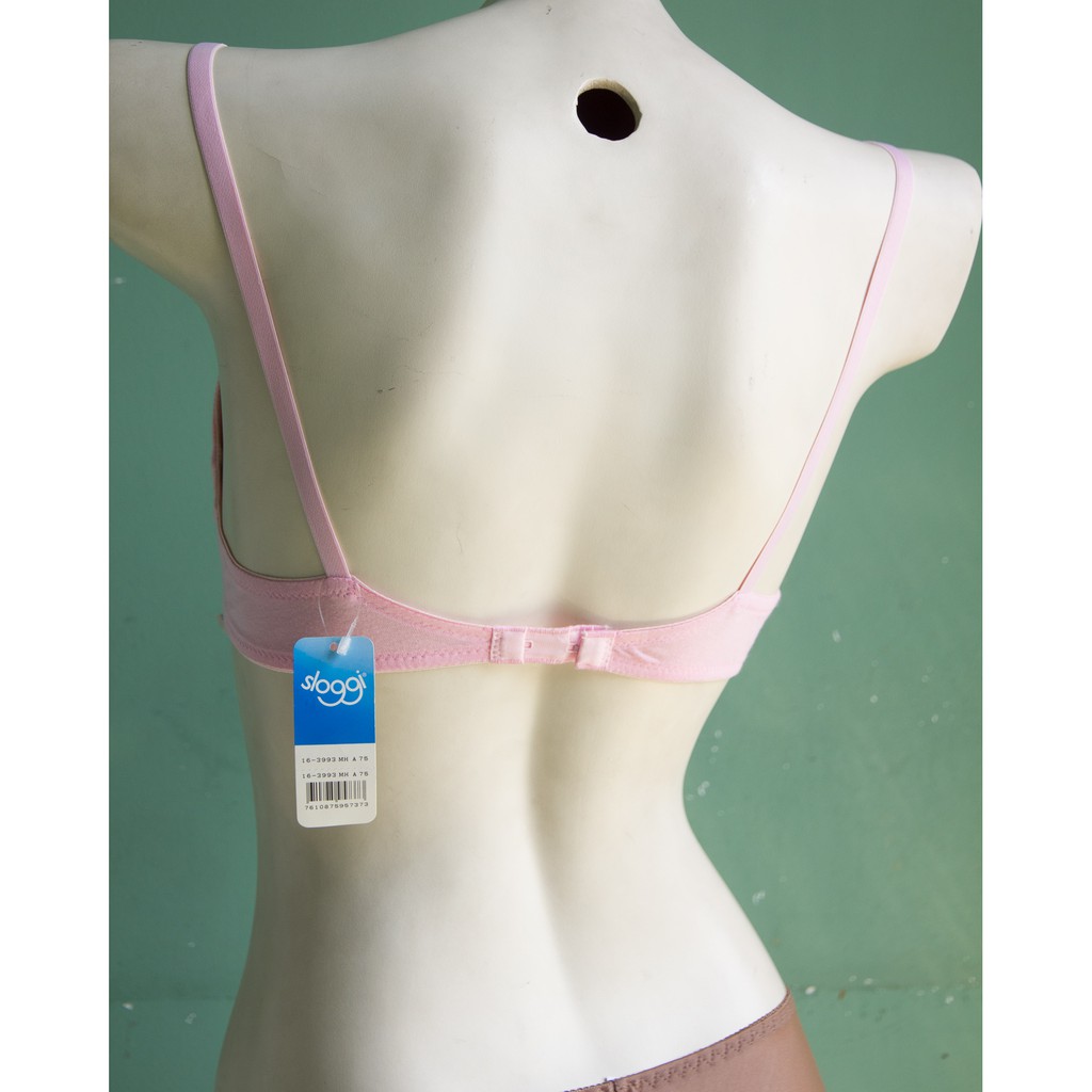 Áo Ngực Triumph Sloggi dotty Cotton Hồng Trẻ Trung