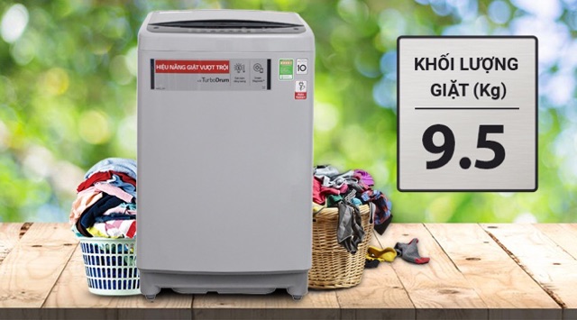 Máy giặt LG Inverter 9.5 kg T2395VS2M (Miễn phí giao tại HCM-ngoài tỉnh liên hệ shop)