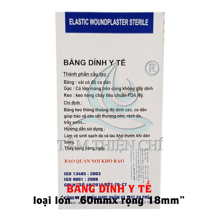 Băng cá nhân băng dính y tế chữ Thập