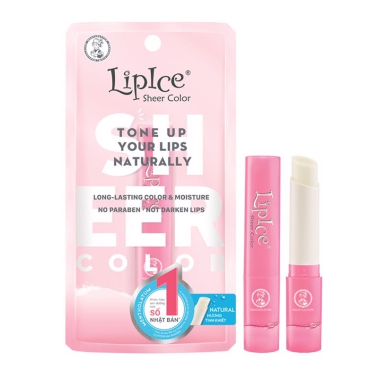 Son Dưỡng Môi Hương Tinh Khiết Lipice Sheer Color Tone Up Your Lips Naturally