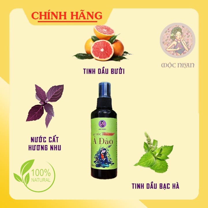Xịt Dưỡng Tóc Thảo Mộc Ả Đào Nu.ôi Dưỡng Và T.ái Tạ.o Tóc Hư Tổn Mộc Nhan Natural 100ML