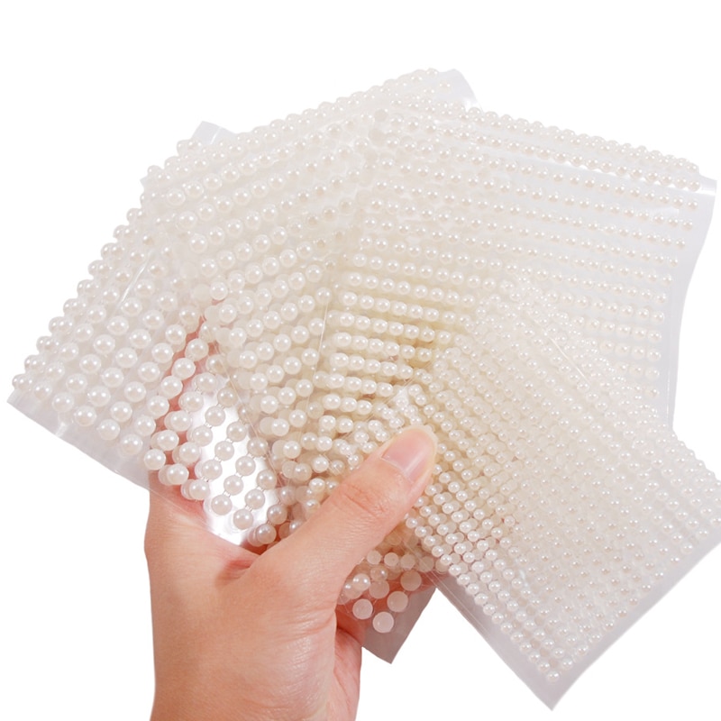 Hạt Ngọc Trai 3D Dán Móng Tay