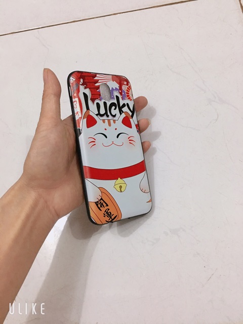 Ốp mèo thần tài sam sung j7pro, J7 pro