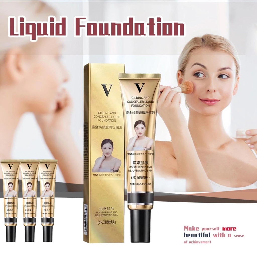 Kem Nền Che Khuyết Điểm Dạng Lỏng Dưỡng Ẩm Lâu Trôi Dành Cho Trang Điểm Mặt