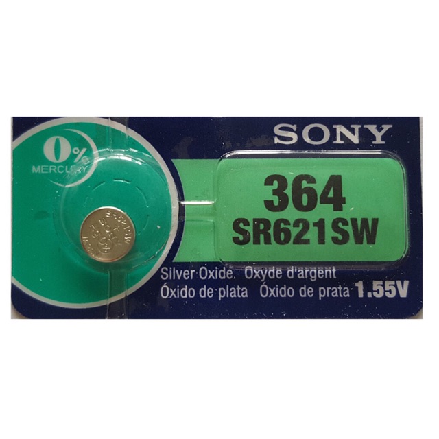Pin Đồng Hồ SR621SW Sony Chính Hãng Vỉ 1 Viên