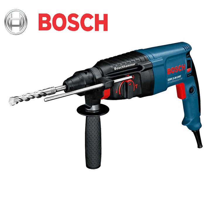 Máy khoan bê tông Bosch GBH 2-26 DRE 800W - Tặng mũi khoan betong Bosch 8mm