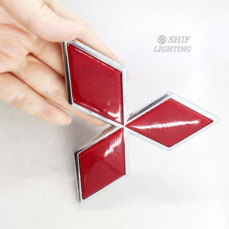 Logo Mitsubishi Dán Trang Trí Nắp Capo Trước Xe Ô Tô