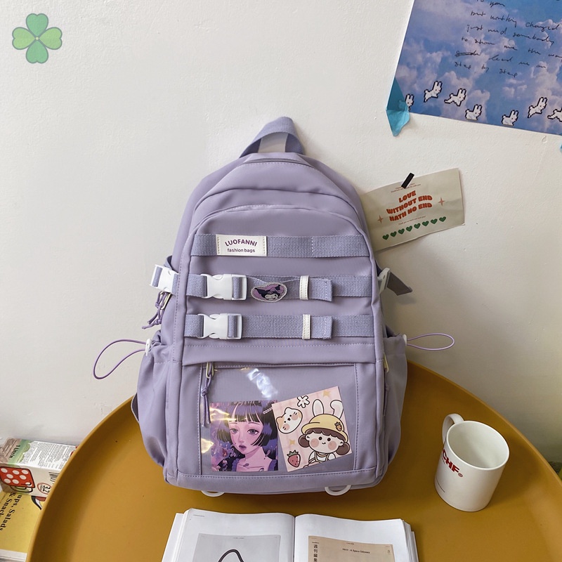 Ba Lô Đi Học Phong Cách Hàn Quốc Mới 2022 Cho Nữ Sinh Trung Học